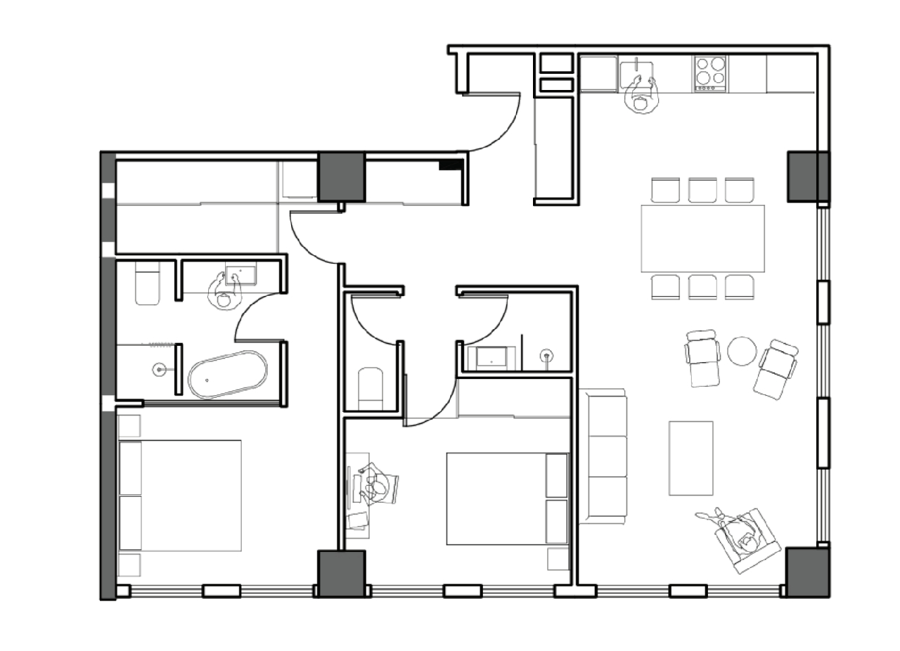 Base Living--Xintiandi Serviced Apartment - Image 9