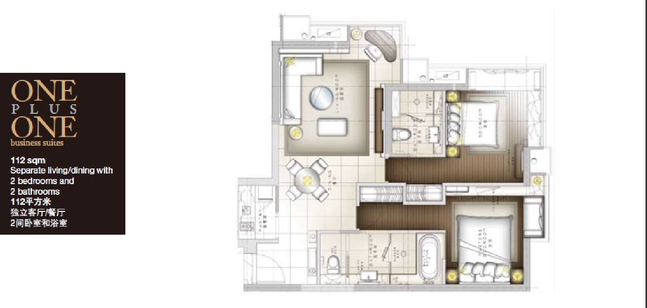 The One Executive Suites Shanghai Serviced Apartment - Image 4