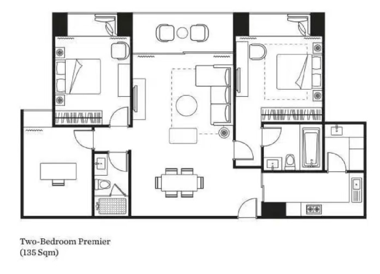 Somerset Gubei Serviced Apartment Shanghai  - Image 10